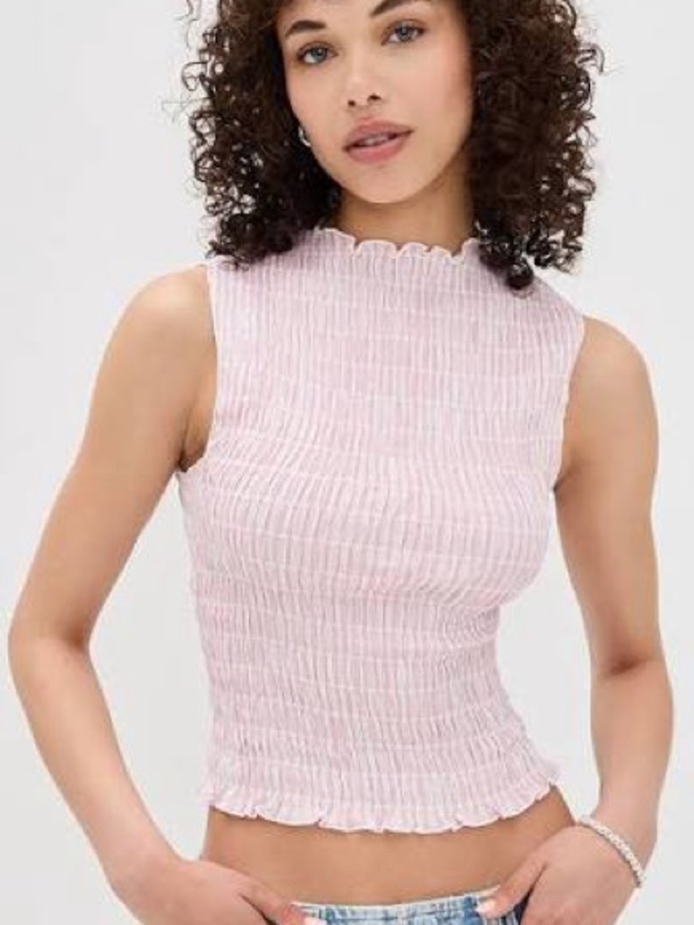 Reformation Adri Top - Hummingbird Pink